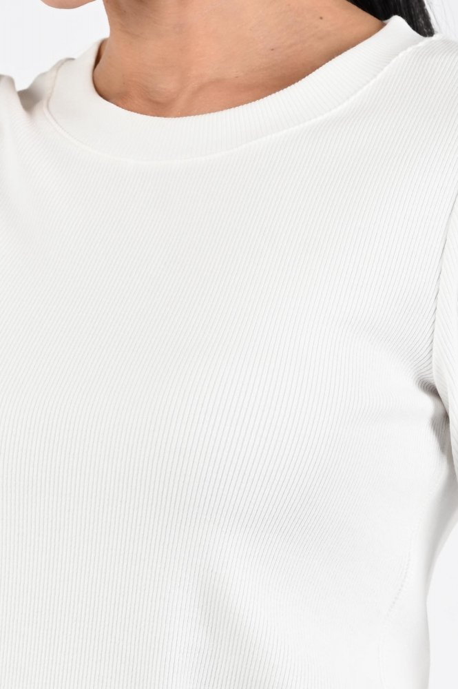 Zaida 336420 T-shirt lange mouw Wit