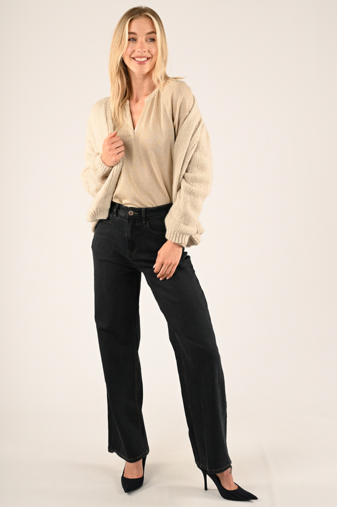Geisha 42657-20 T-shirt lange mouw Beige