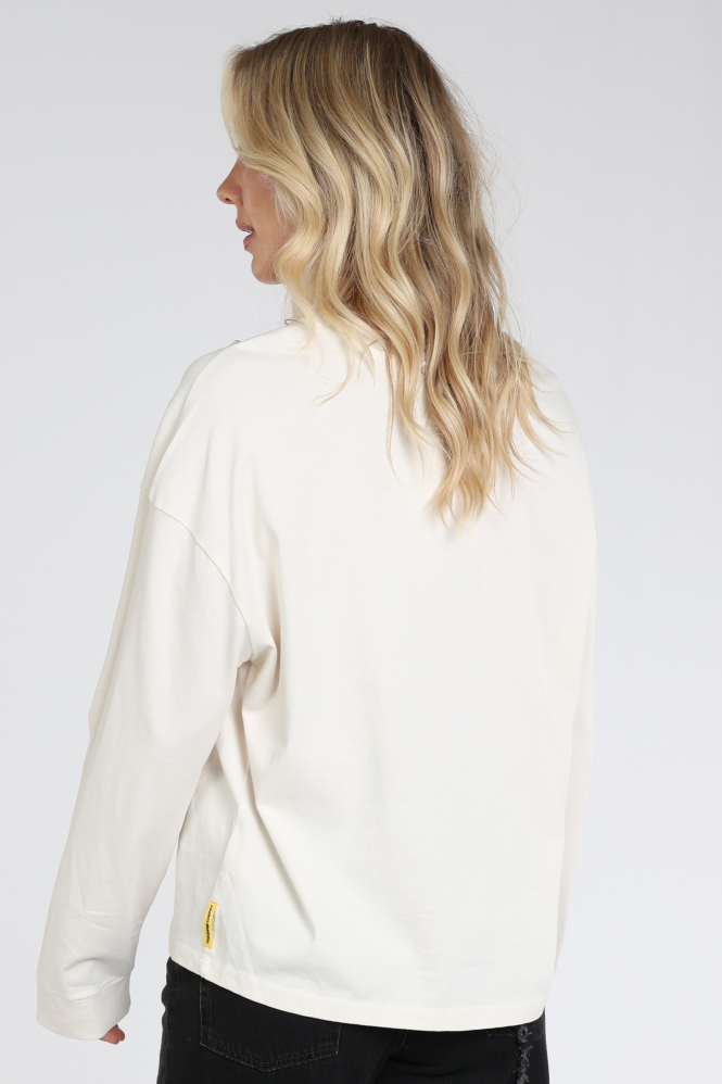 Fabienne Chapot CLTTSH35AW261009 T-shirt lange mouw Beige