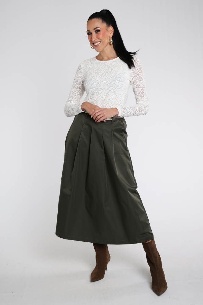 Emotions 226143 T-shirt lange mouw Beige