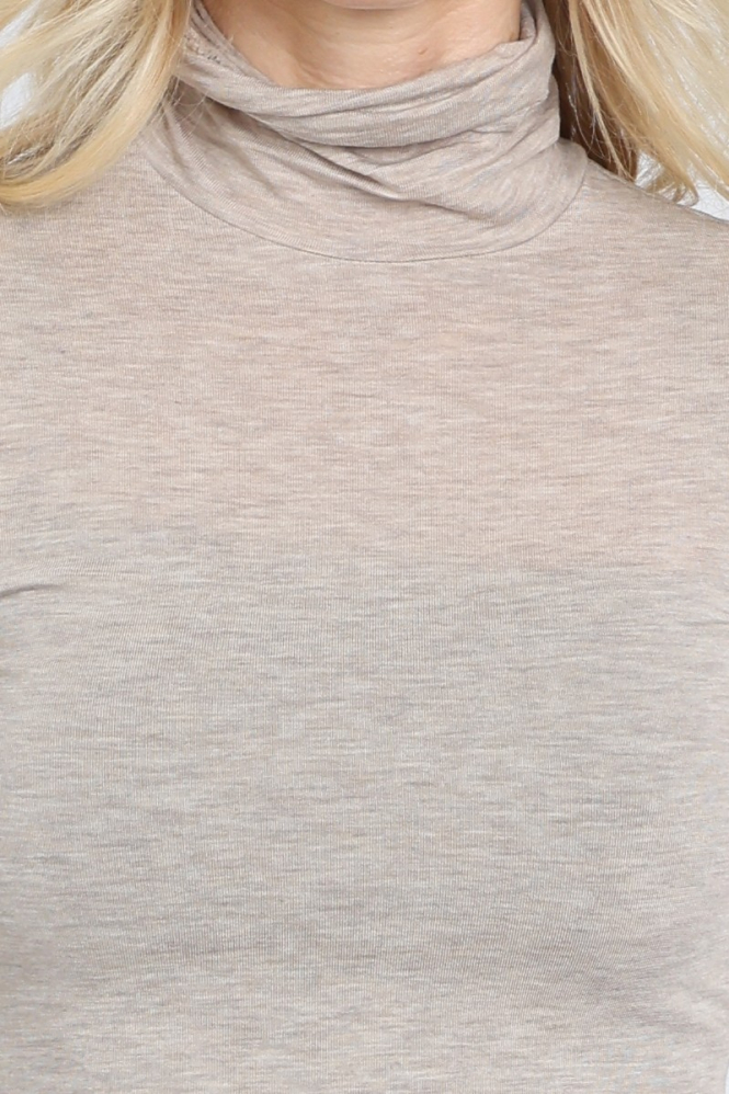 Yaya 01-709440-610 T-shirt lange mouw Beige
