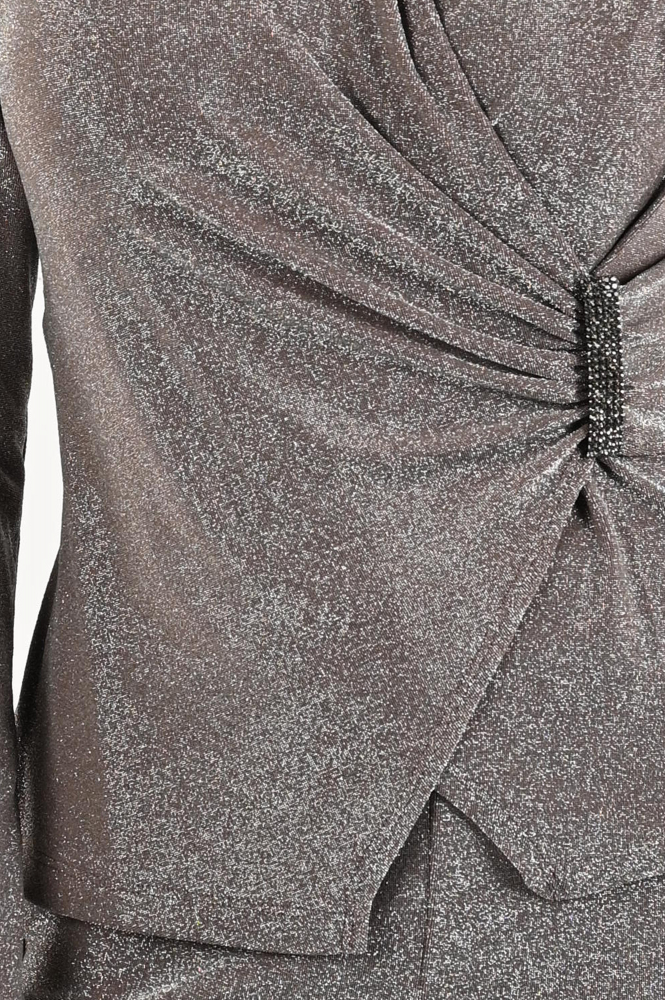 Joseph Ribkoff 253789 T-shirt lange mouw Bruin