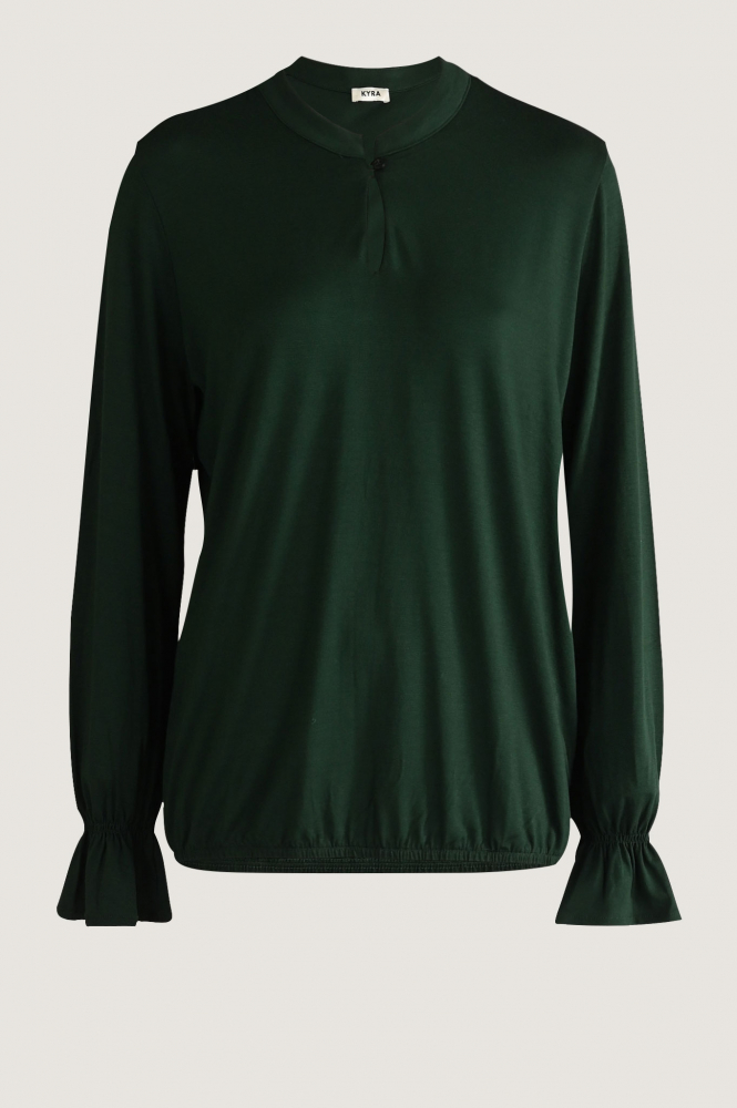 KYRA Destiny-w23 T-shirt lange mouw Groen