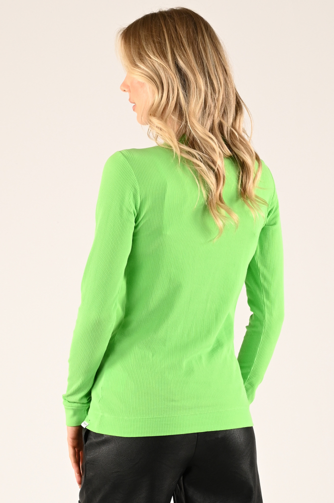 Penn & Ink W24F1521 T-shirt lange mouw Groen