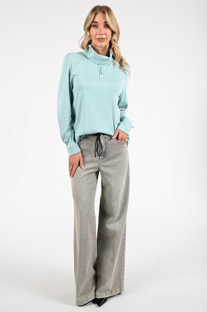 Marc Cain ZS 48.50 J55 T-shirt lange mouw Groen
