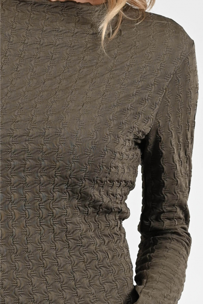 Summum 3s5166-30721 T-shirt lange mouw Groen