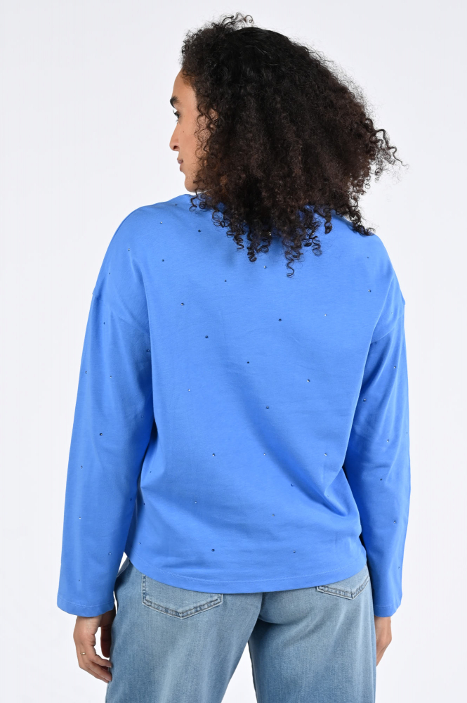 Fabienne Chapot CLTTSH16SS263626 T-shirt lange mouw Blauw