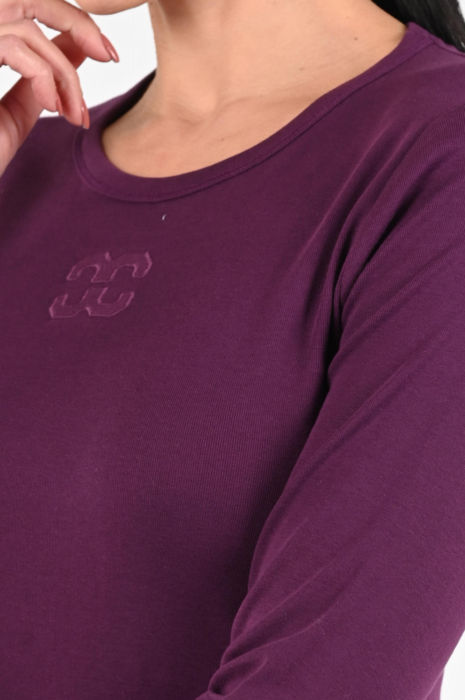 Co'couture Granny cc tee T-shirt lange mouw Paars