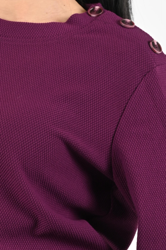 Geisha 52872-21 T-shirt lange mouw Rood