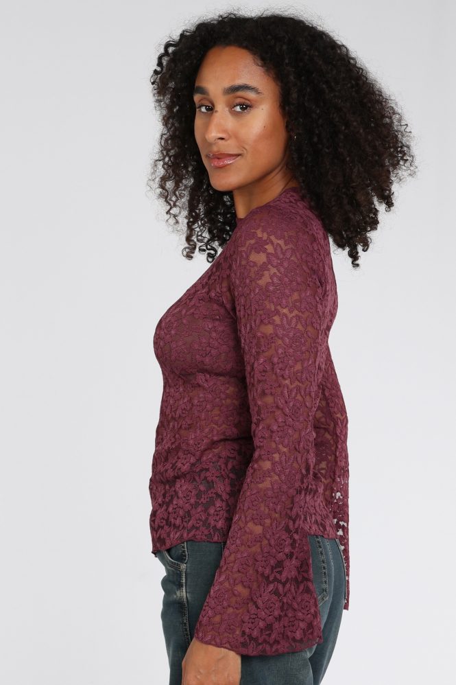 Geisha 62831-14 T-shirt lange mouw Rood