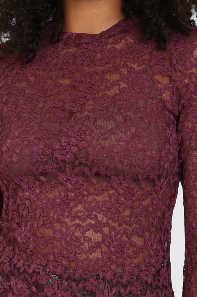 Geisha 62831-14 T-shirt lange mouw Rood