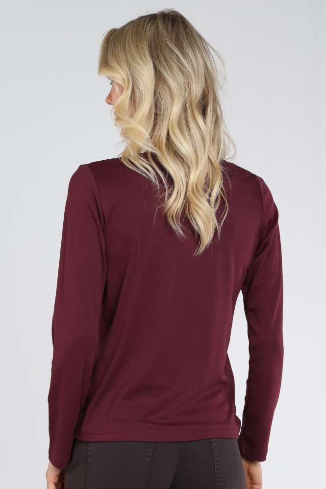 Zaida 356002 T-shirt lange mouw Rood