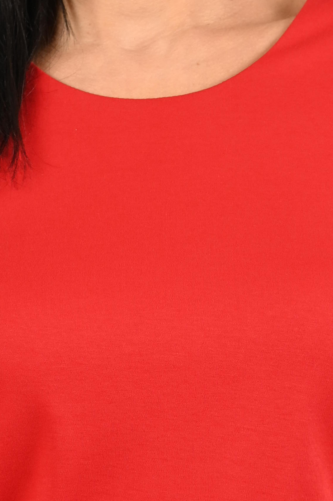 Efixelle 330417 T-shirt lange mouw Rood