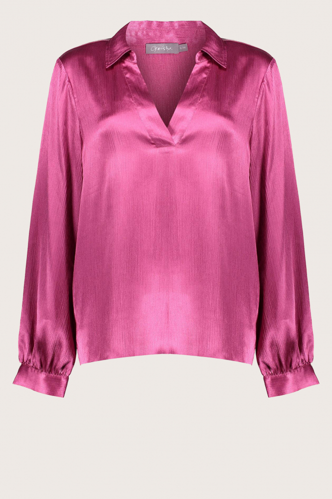 Geisha 33855-14 T-shirt lange mouw Roze