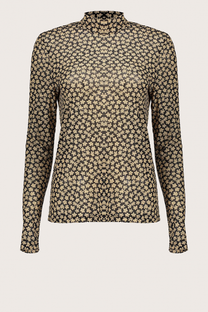 Geisha 32621-14 T-shirt lange mouw Zwart