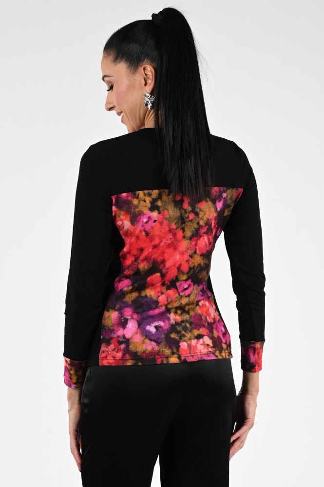 Atelier Maillet aa5wt082 T-shirt lange mouw Zwart