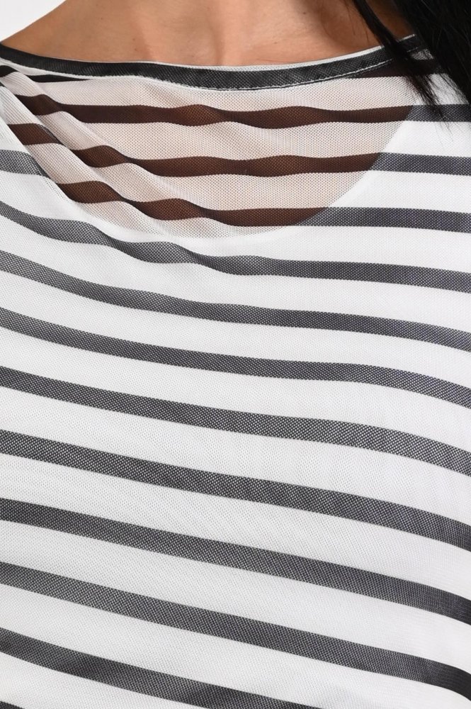 10 Days 20-770-5203 T-shirt lange mouw Zwart