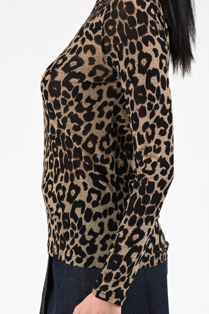 Geisha 52524-14 T-shirt lange mouw Zwart