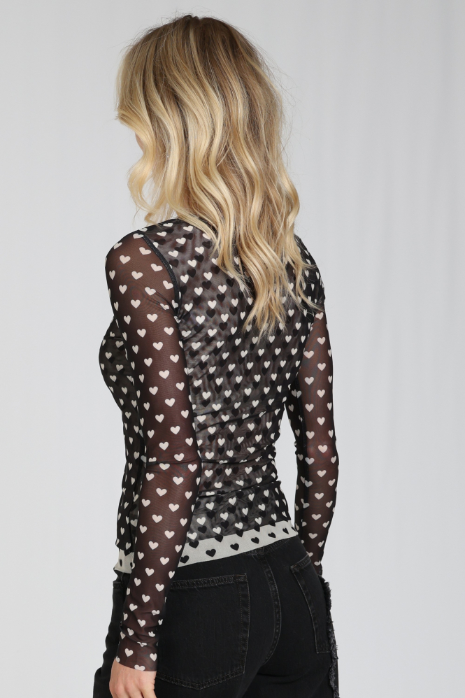 Fabienne Chapot CLTTOP80AW260285 T-shirt lange mouw Zwart