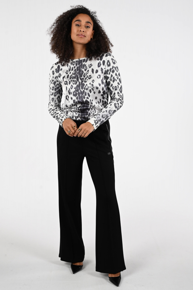 Monari 808549 T-shirt lange mouw Grijs