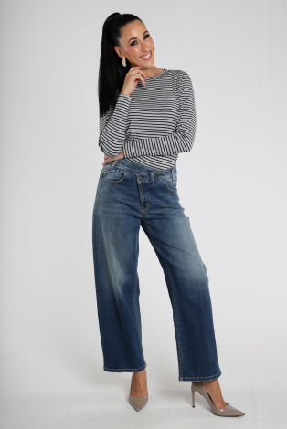 Aimée the label ZenoLuca STRIPED Grijs
