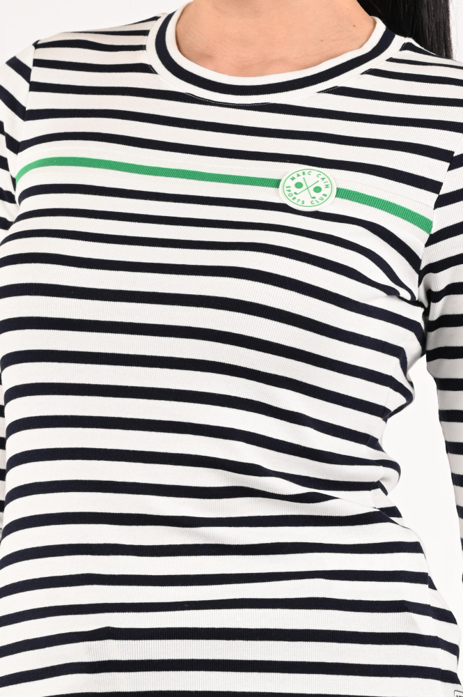 Marc Cain AR 48.07 J90 T-shirt lange mouw Groen