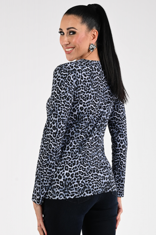 Zaida 336900 T-shirt lange mouw Blauw