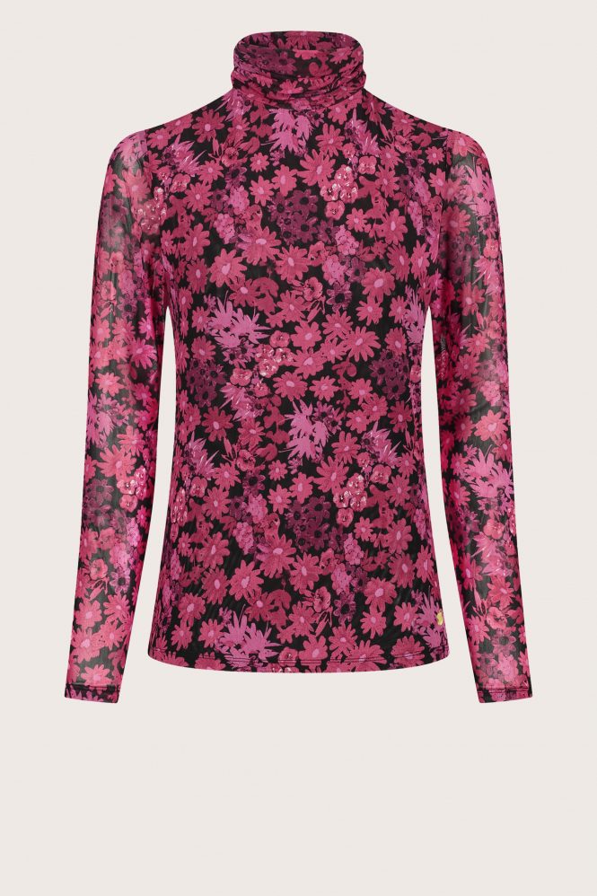 Fabienne Chapot CLT-267-Top-AW23 T-shirt lange mouw Paars
