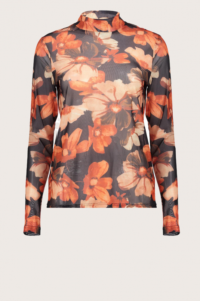 Geisha 32842-14 T-shirt lange mouw Oranje