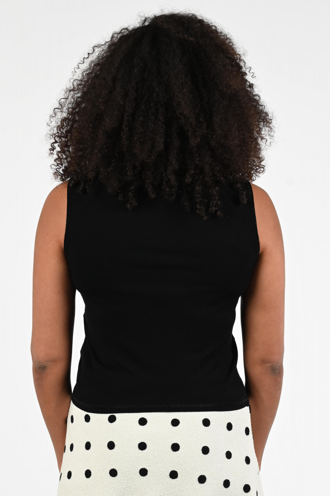Marc Cain ZA 61.01 M11 Luxe top Zwart
