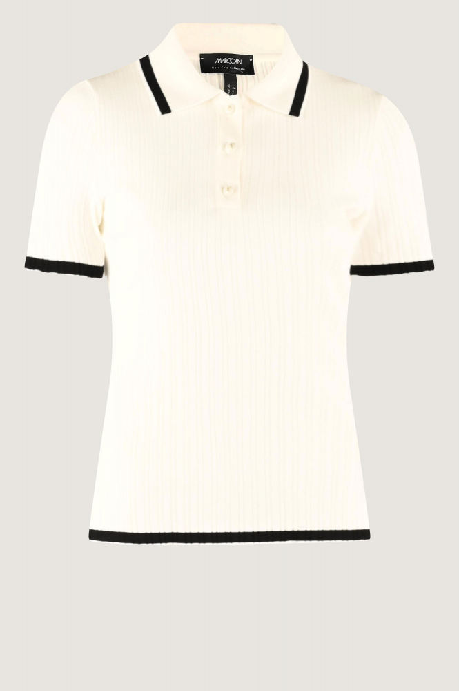 Marc Cain YC 53.02 M31 Polo Wit
