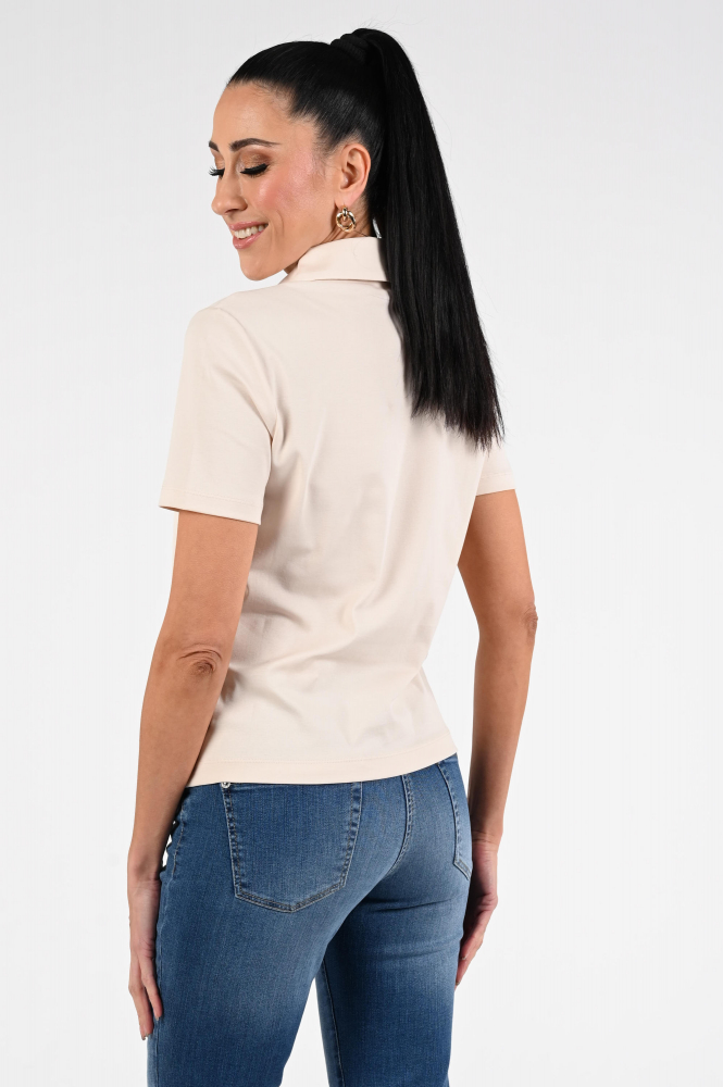 Marc Cain Additions AA 53.02 J14 Polo Beige