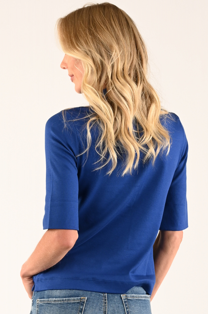 Marc Cain YA 53.01 J50 Polo Blauw