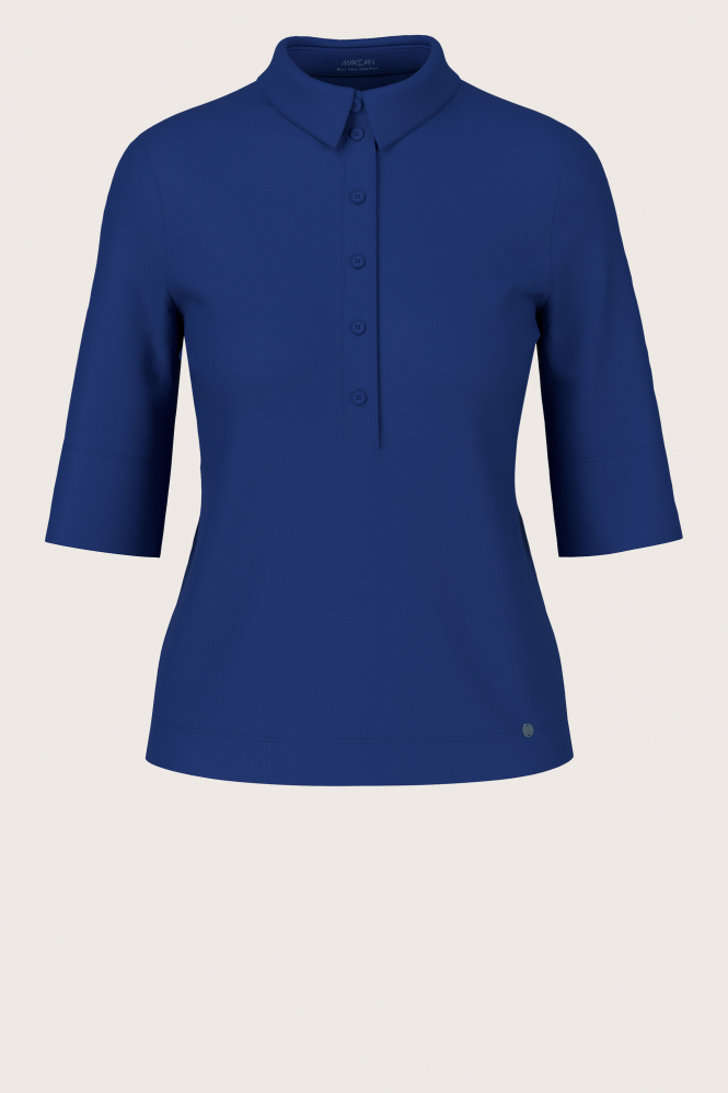 Marc Cain YA 53.01 J50 Polo Blauw