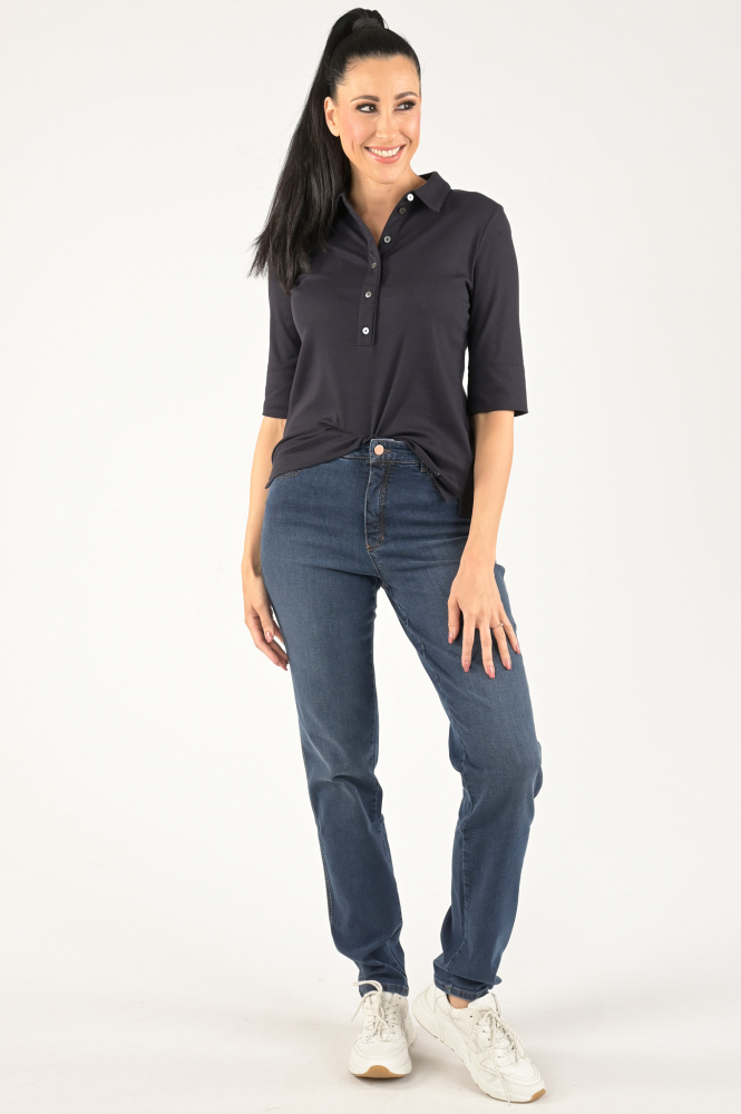 Marc Cain +E 53.01 J50 Polo Blauw
