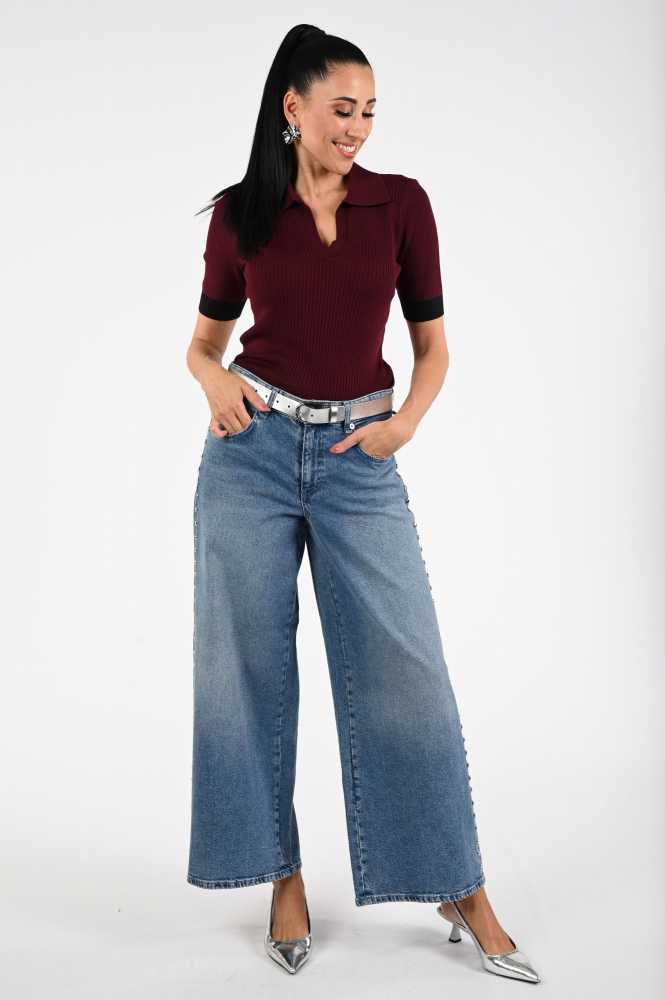 Co'couture Bonny polo Polo Rood