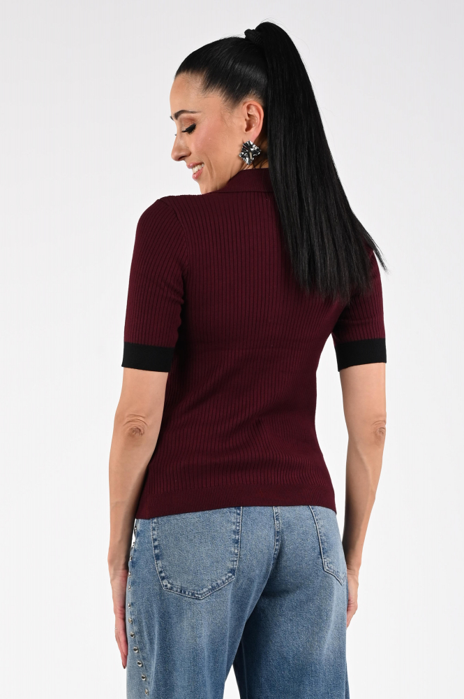 Co'couture Bonny polo Polo Paars