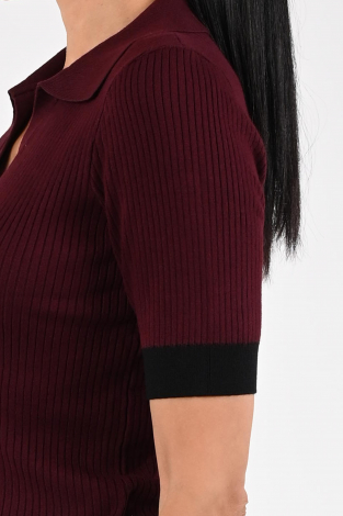 Co'couture Bonny polo Paars