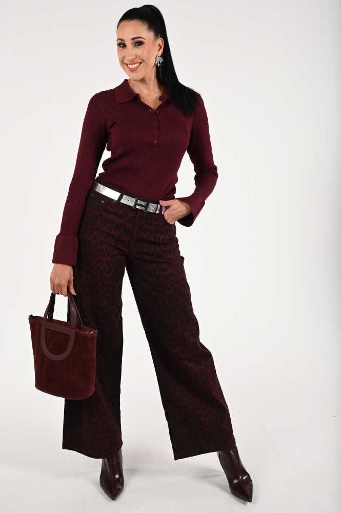 Co'couture Bonny CC polo Polo Paars