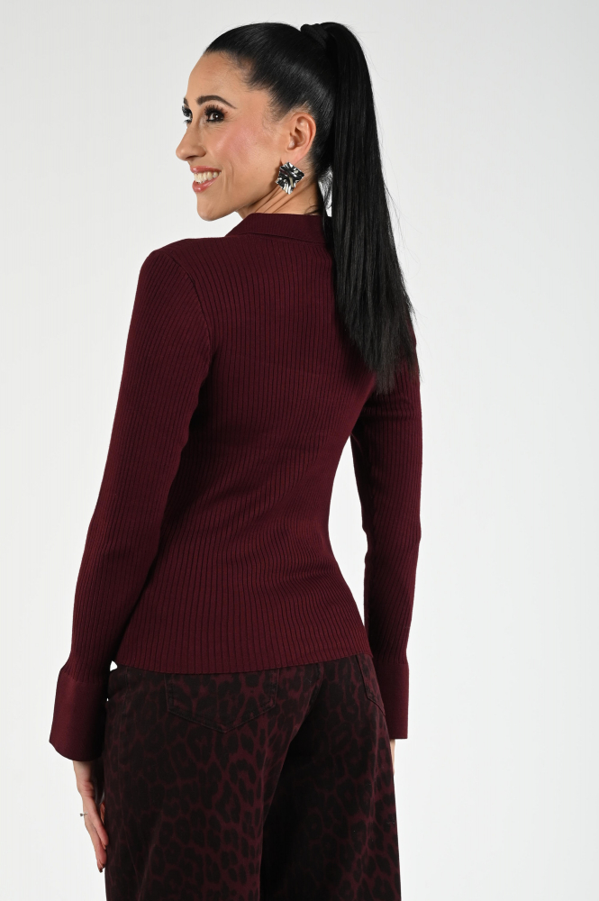Co'couture Bonny CC polo Polo Paars