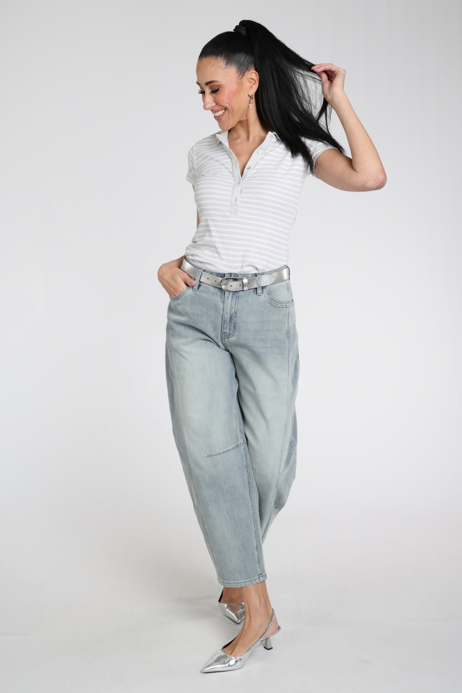 Penn & Ink S26F1820 Polo Grijs