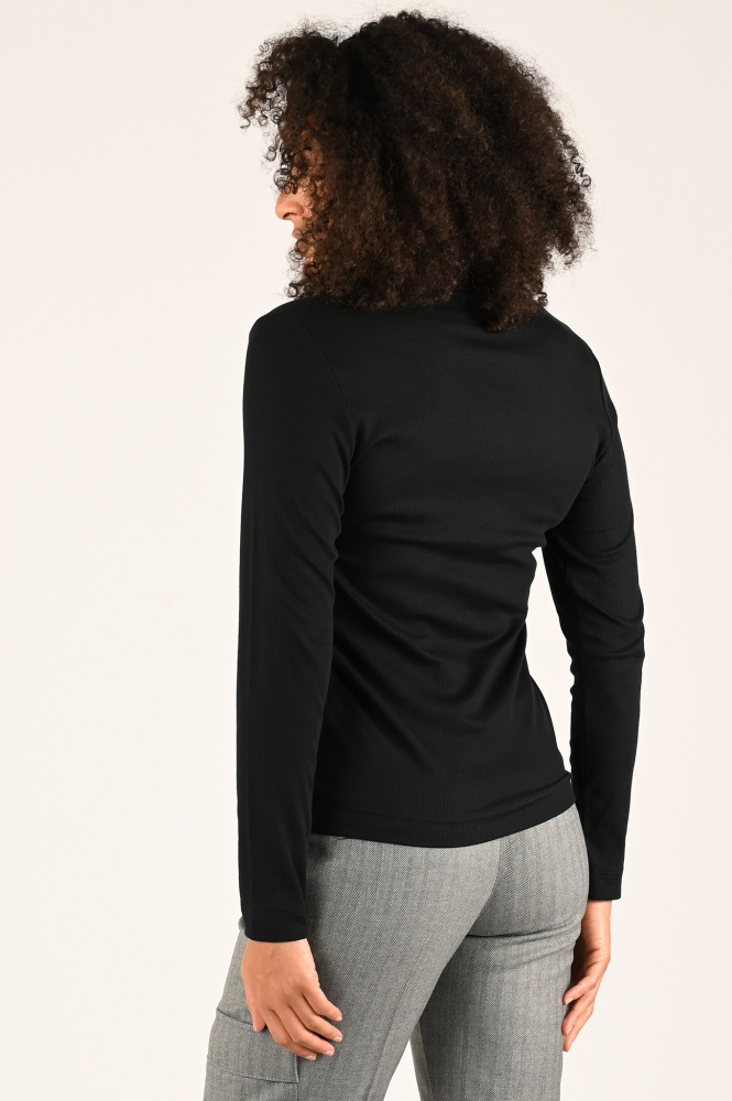 Zaida 316302 Shirt turtle neck Zwart