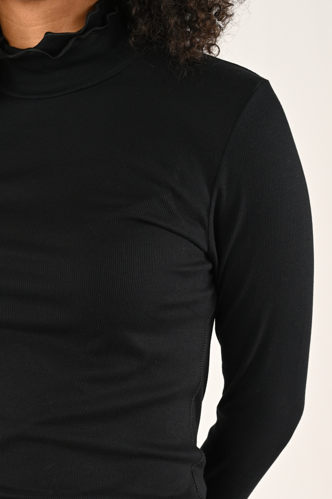 Zaida 316302 Shirt turtle neck Zwart