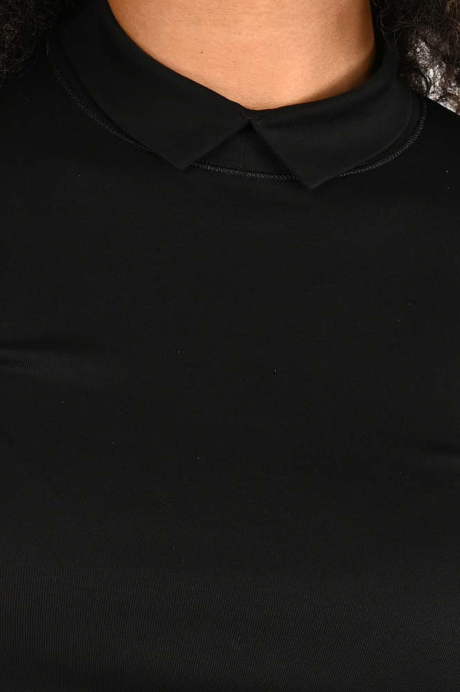 Marc Cain XC 48.26 J14 Shirt turtle neck Zwart