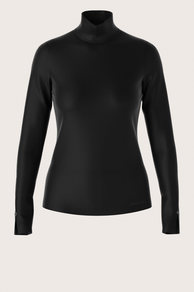 Marc Cain XC 48.26 J14 Shirt turtle neck Zwart