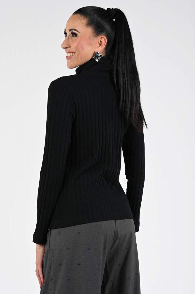 Zaida 336358 Shirt turtle neck Zwart