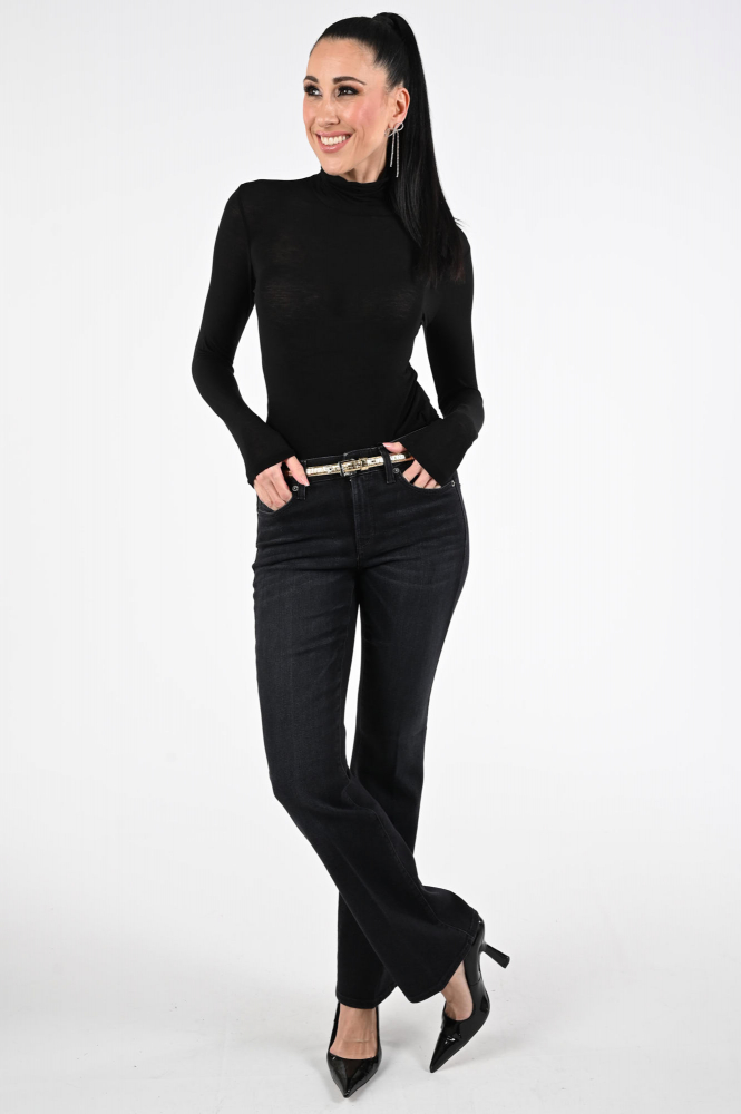 Geisha Monica Shirt turtle neck Zwart