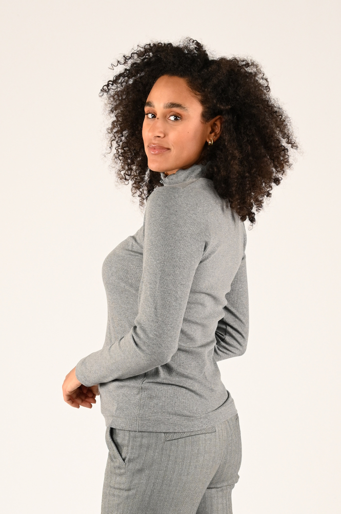 Zaida 316302 Shirt turtle neck Grijs