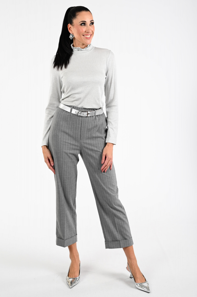 Zaida 336382 Shirt turtle neck Zilver