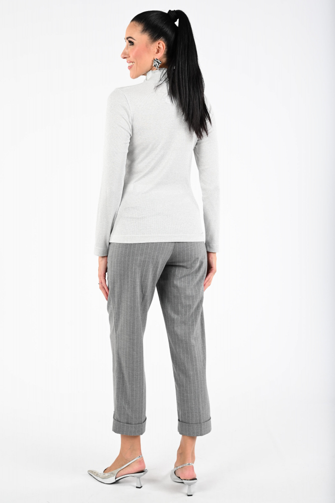 Zaida 336382 Shirt turtle neck Zilver